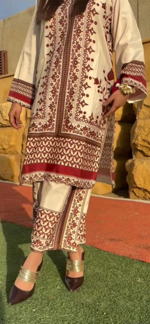 Manahil digital print 2pc