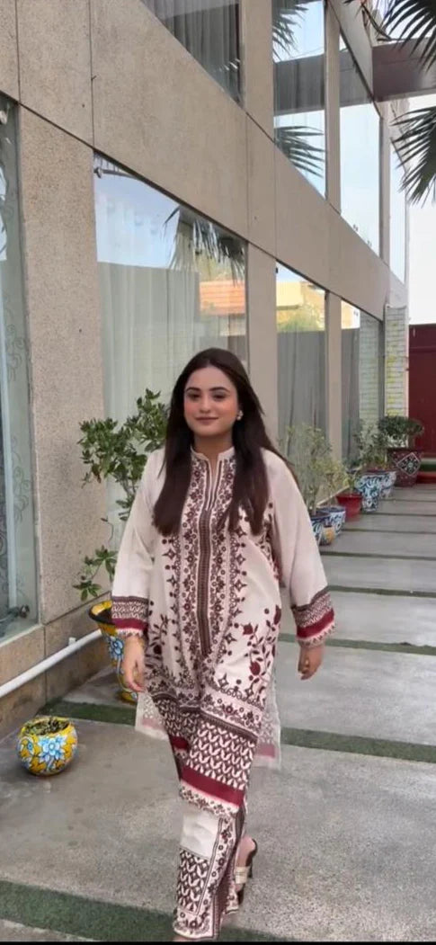 Manahil digital print 2pc